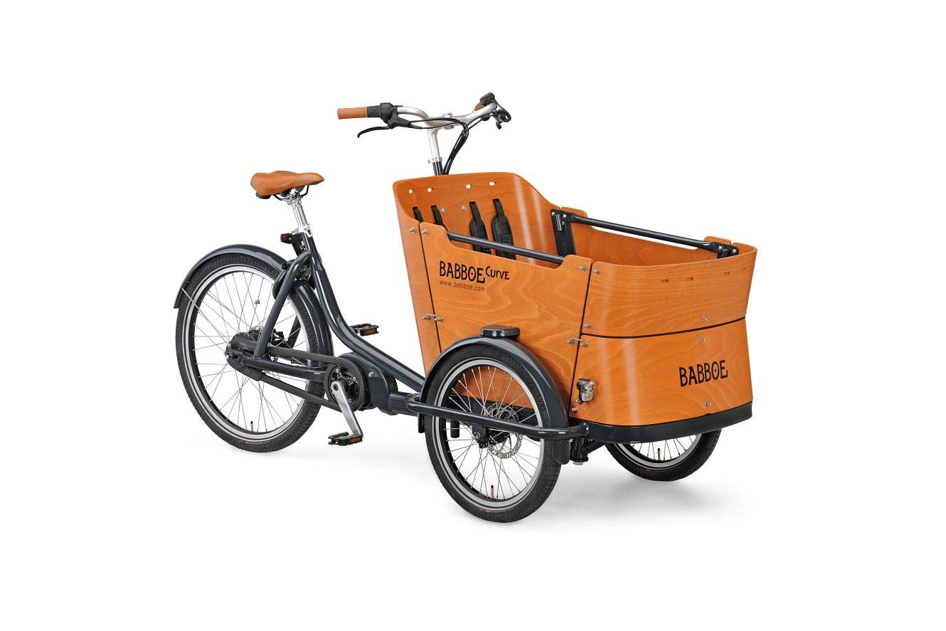 Babboe Curve Mountain Unisex dark grey/wood, 50 cm | (20/26")