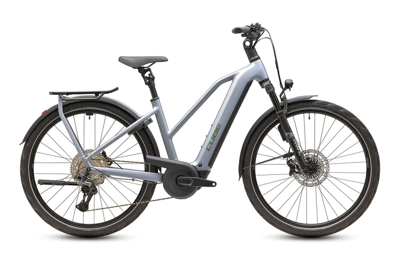 CUBE Kathmandu Hybrid EXC 800 Trapez slategrey´n´chrome, 50 cm | (29")