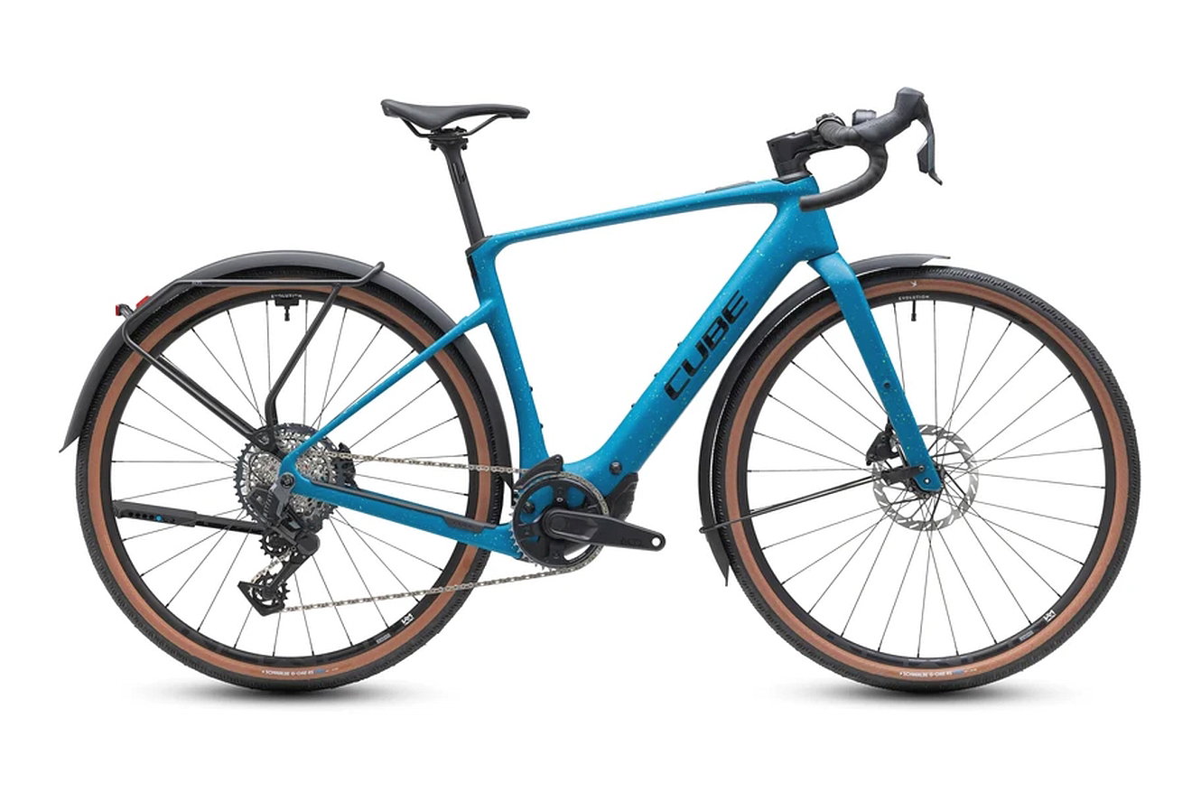 CUBE Nuroad Hybrid C:62 EXC 400X FE Diamant tropicalteal´n´black, XL | (28")
