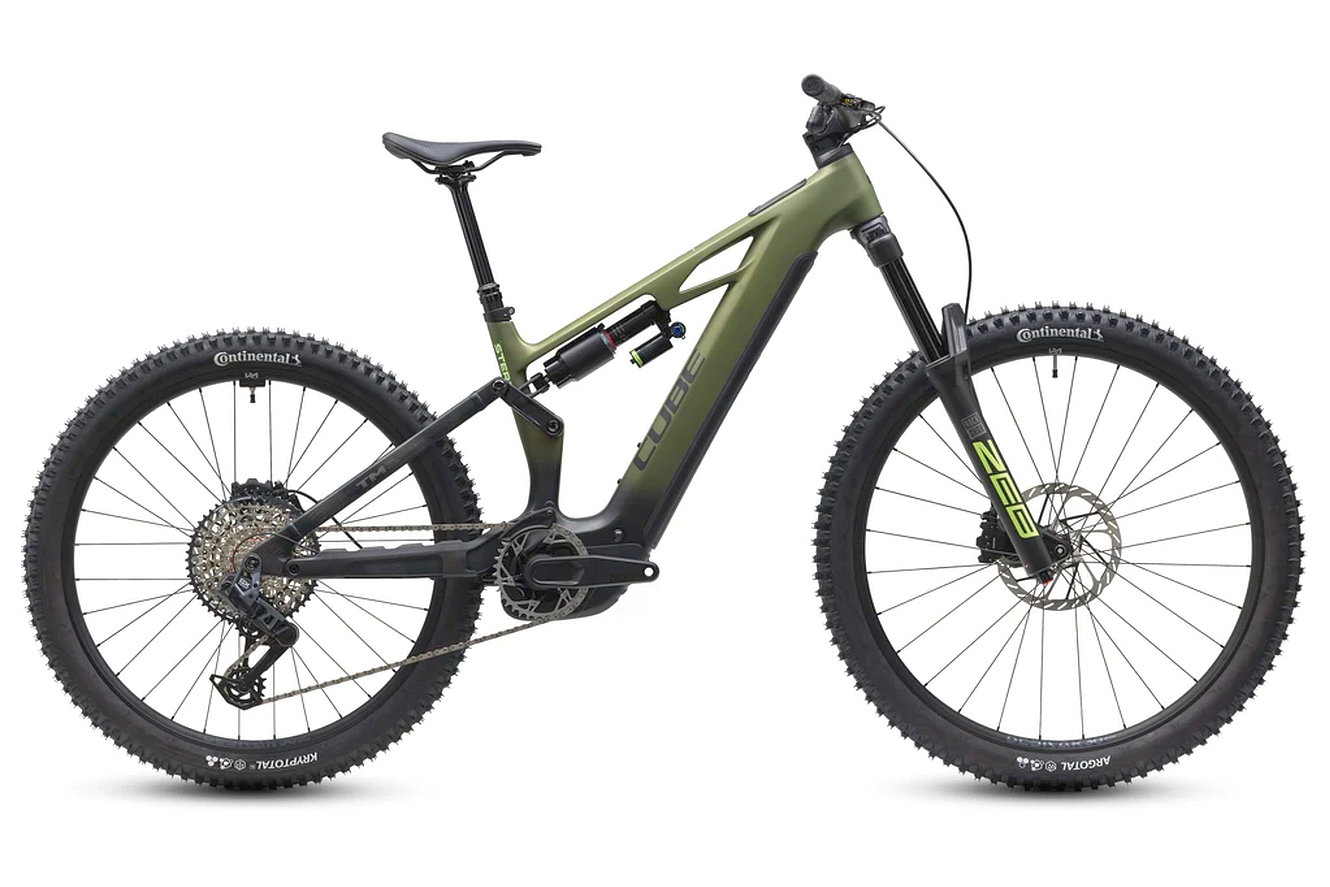 CUBE Stereo Hybrid ONE77 HPC TM 800 Diamant reedgreen´n´gills, XL | (29")