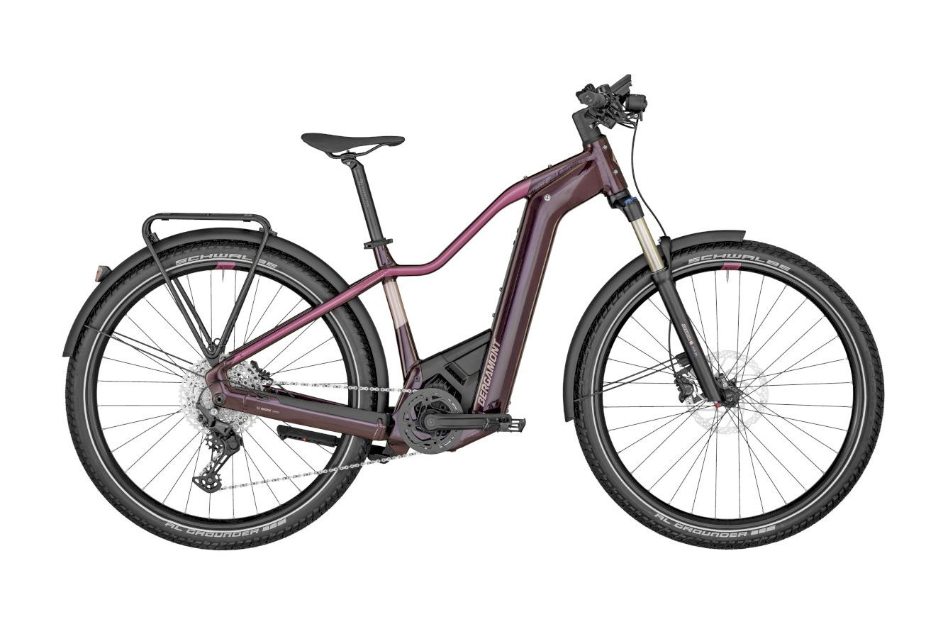 Bergamont E-Revox Premium Pro FMN EQ Damen aubergine red (shiny), 29" - L