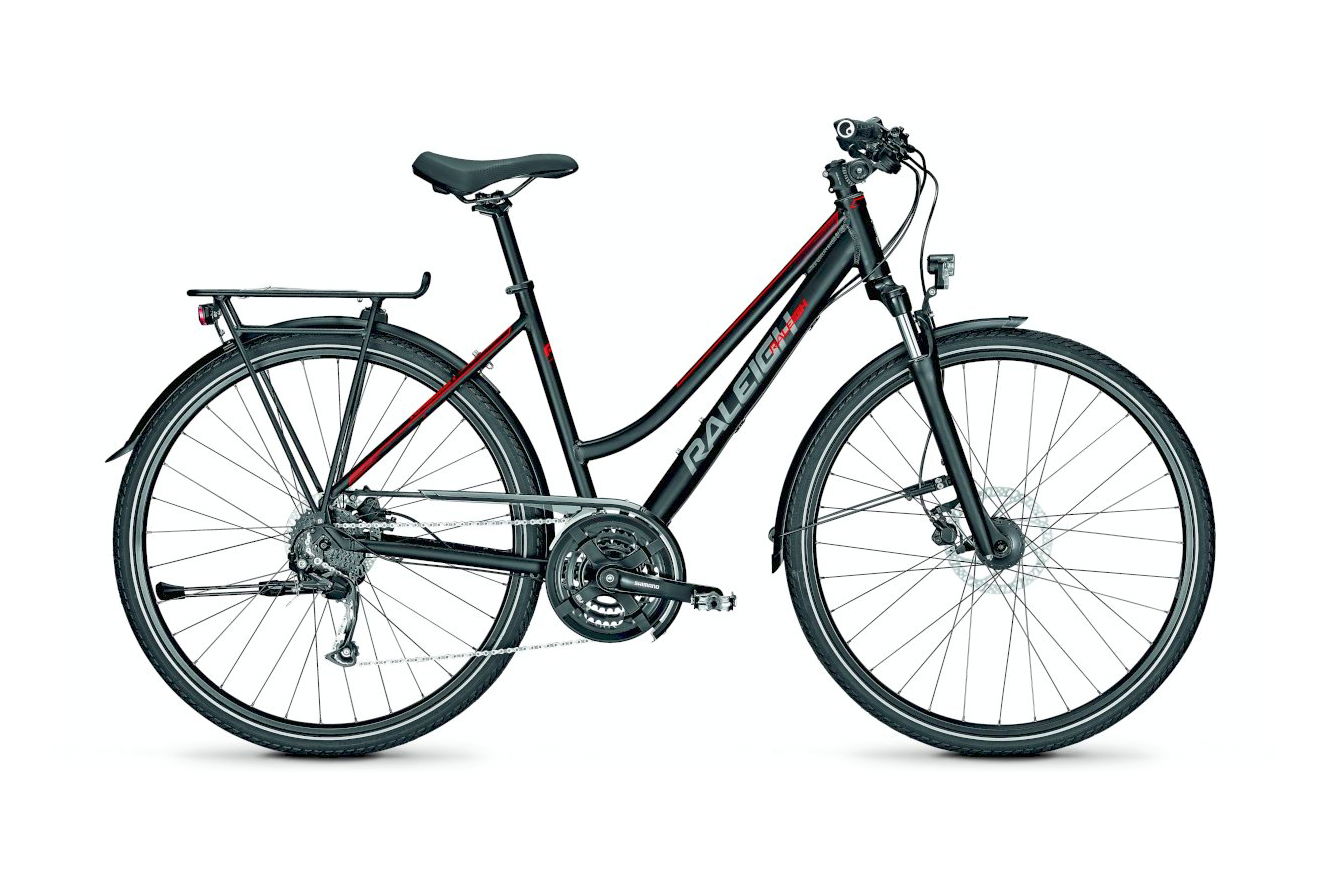 Raleigh RUSHHOUR LTD Trapez magicblack matt, 45 cm (28")