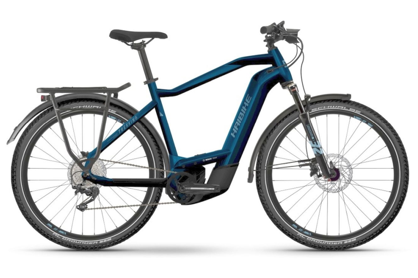 Haibike Trekking 8 High gloss_roy blue_met silver, 54 cm (27,5")