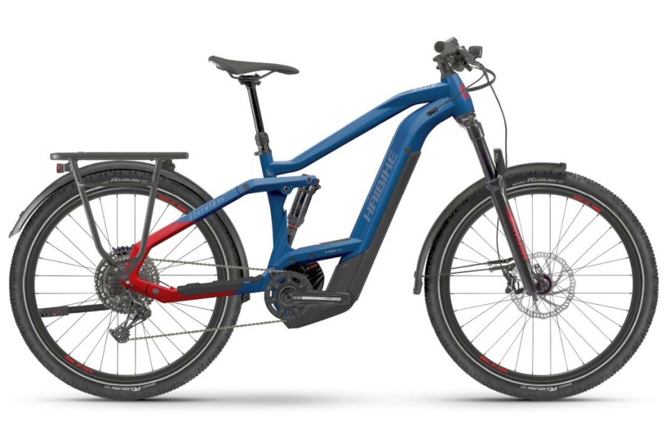 Haibike Adventr FS 9 MTB Fully gloss_metal blue_red, 50 cm (27,5")