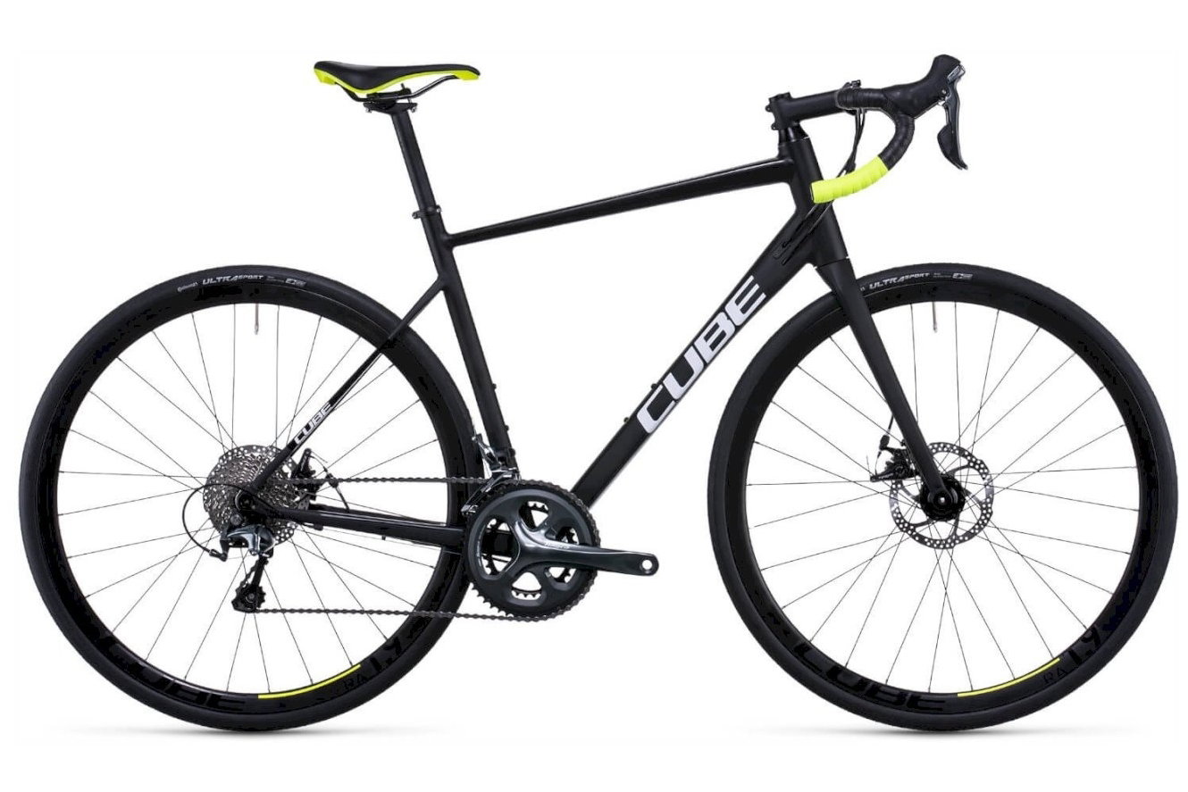 Cube Attain Race Diamant black´n´white, 58 cm (28")