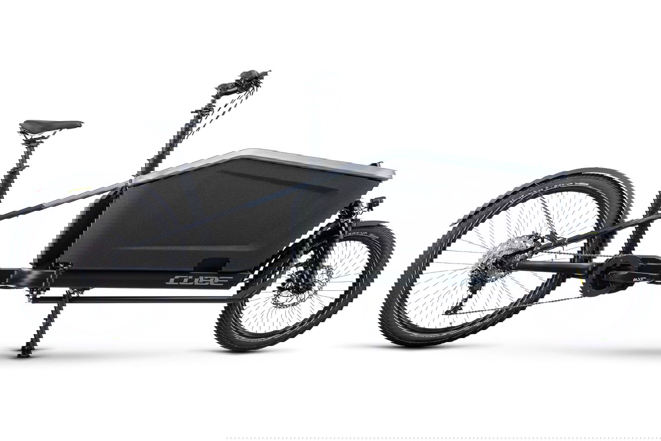 Cube Cargo Hybrid 500 Transportrad flashgrey´n´black, 27,5" - One Size