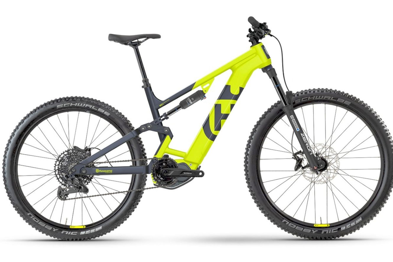 Husqvarna E-bicycles Mountain Cross MC1 M350 EP8 Unisex yellow / dark blue, 49 cm - XL