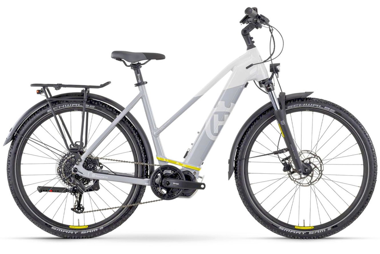 Husqvarna E-bicycles Cross Tourer CT1 T350 Damen white / grey, 45 cm (27,5") - M