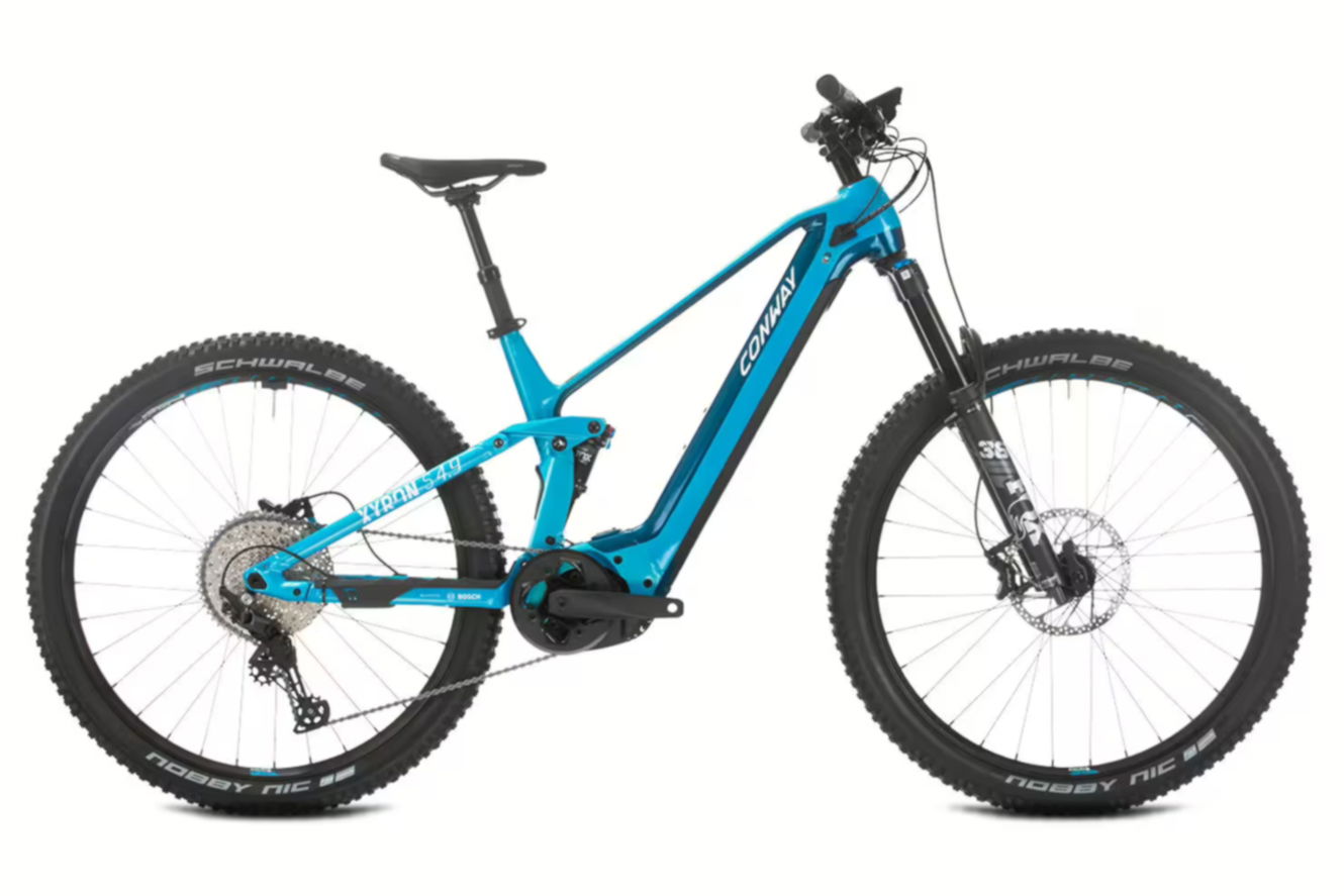 Conway Xyron S 4.9 Full Suspension turquoise metallic / darkpetrol metallic, 46 cm (29")