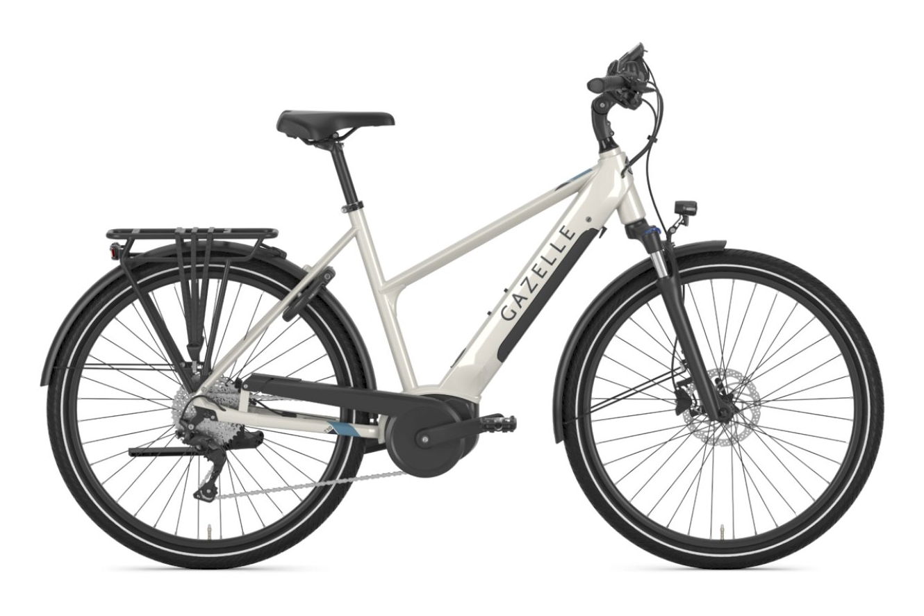 Gazelle Medeo T10 HMB 500 Trapez ivory whitegloss, 55 cm (28") - L