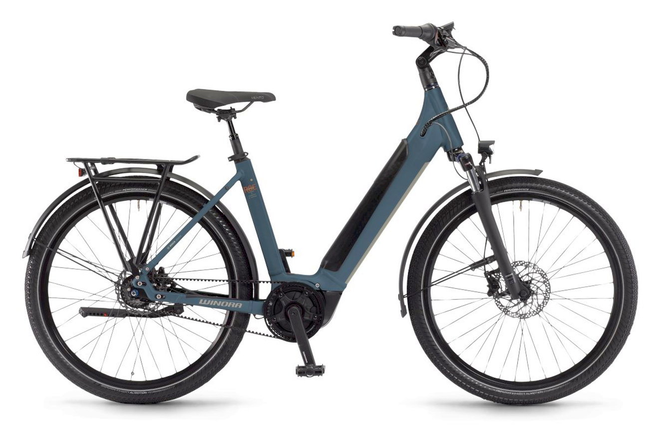 Winora Sinus R8E Low greyblue matt, 50 cm | (27,5")