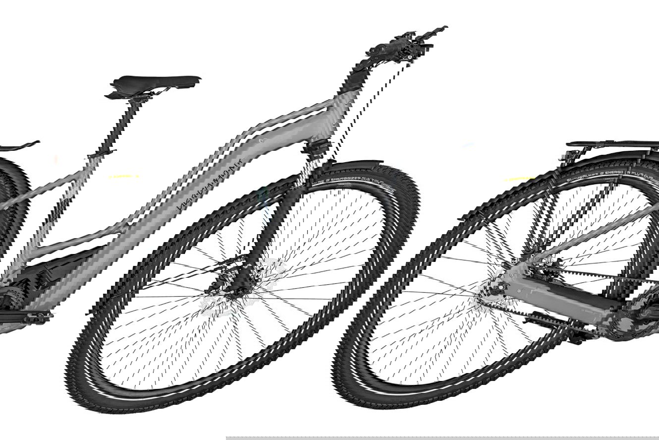 Bergamont E-Horizon Elite 7 Belt Amsterdam shiny mortar grey, 60 cm (28")