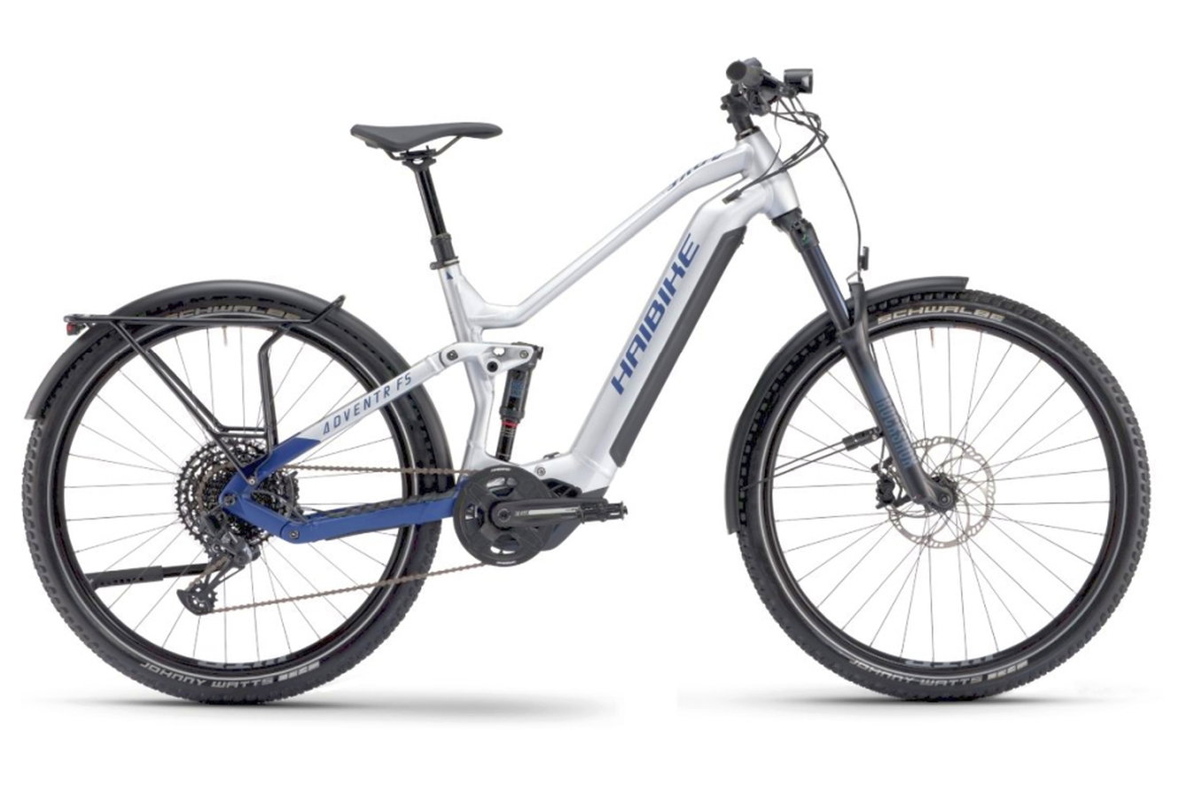 Haibike ADVENTR FS 9 High silver/dark blue matt, 41 cm | S | (29")