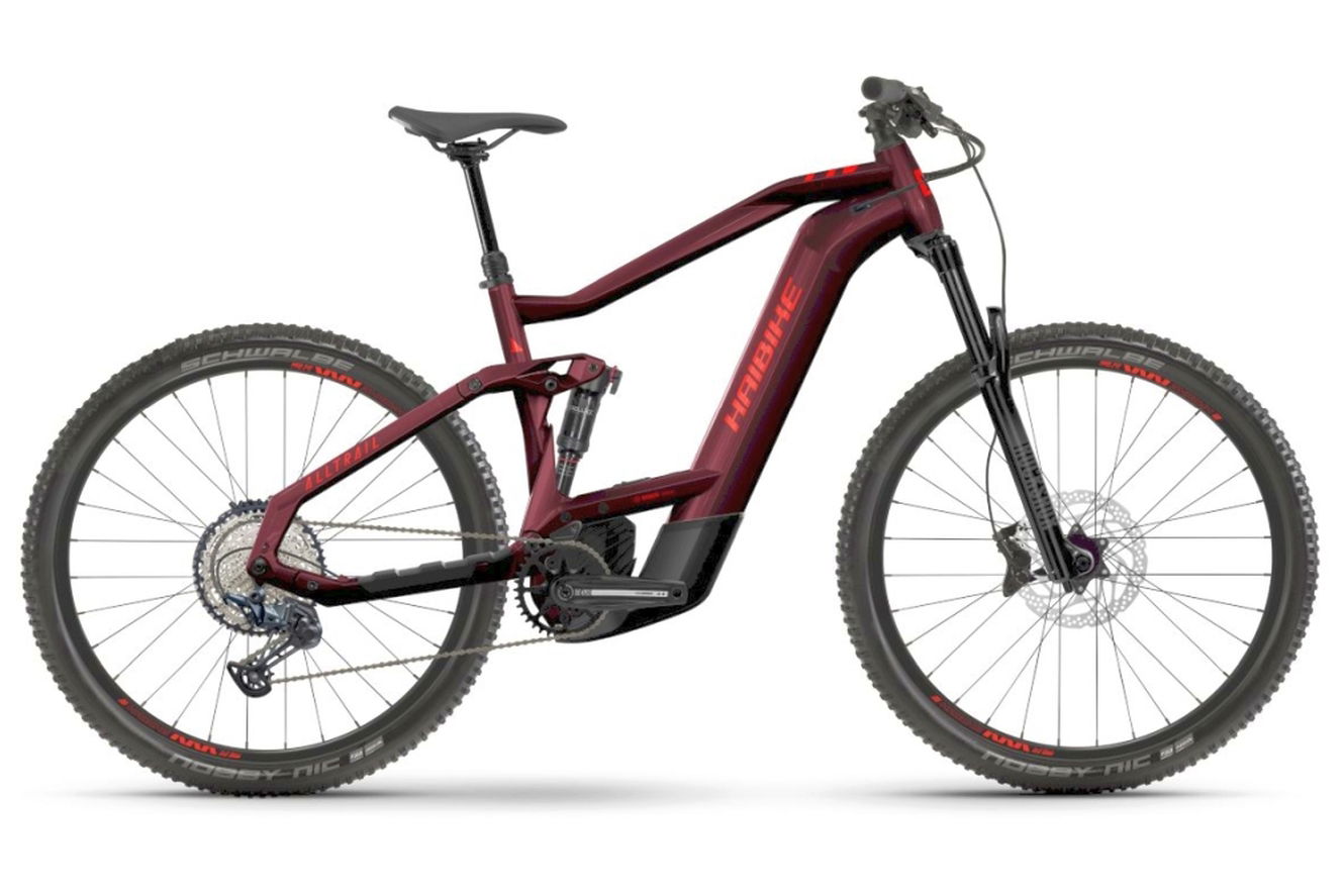 Haibike ALLTRAIL 8 29 MTB Fully tuscan/neon red - gloss, 50 cm (29")