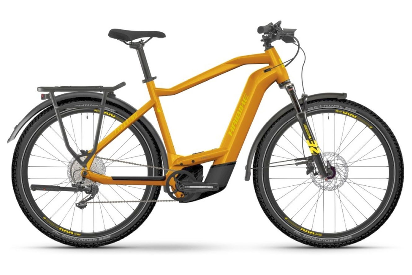 Haibike Trekking 8 High metal lava/yellow - gloss, 58 cm (27,5")